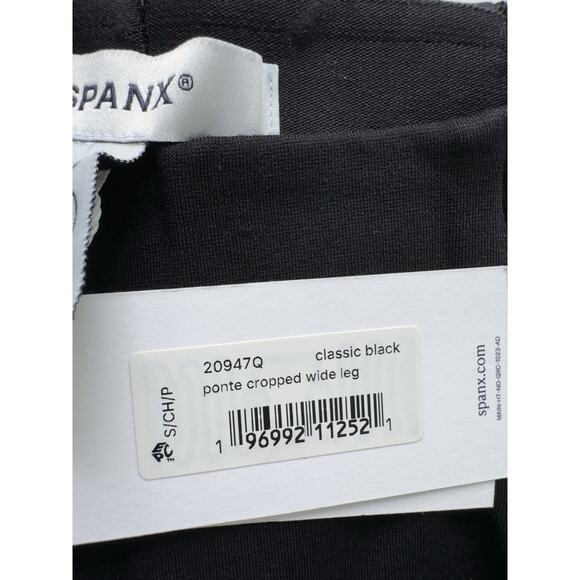 SPANX PONTE THE PERFECT WIDE LEG 20947Q Size Small P Clasicc Black - Picture 4 of 4